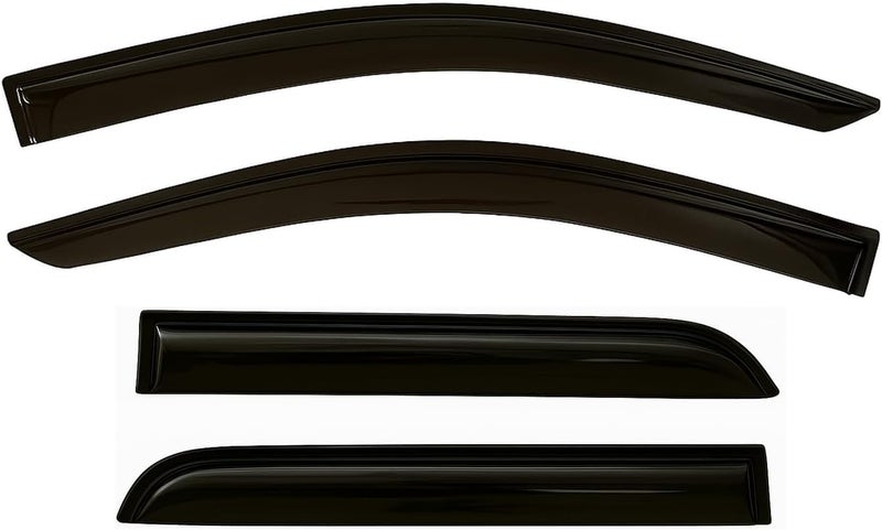 Optimal Co 2022-2026 Tape-On Rain Guards for Ford Maverick Side Window Visor Deflectors XL XLT Lariat 2023 2024 2025 - Image 5